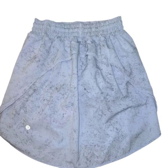 Lululemon Hotty Hot High-Rise Skirt *Long *Gravel Dust Pastel Blue Multi - Picture 4 of 10